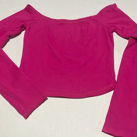 NWOT BDG Elasticized Boat Neckline Crop Top - Size XS - Picture 1 of 8